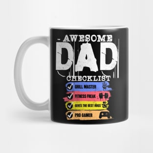 Awesome Dad Checklist Mug